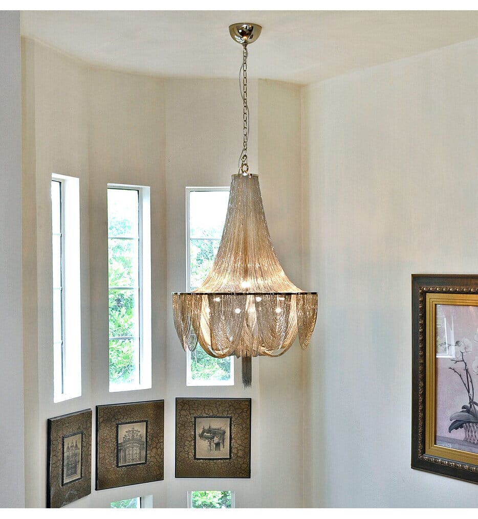 Maxim Lighting - 21464NKPN - Chantilly 14" Chandelier