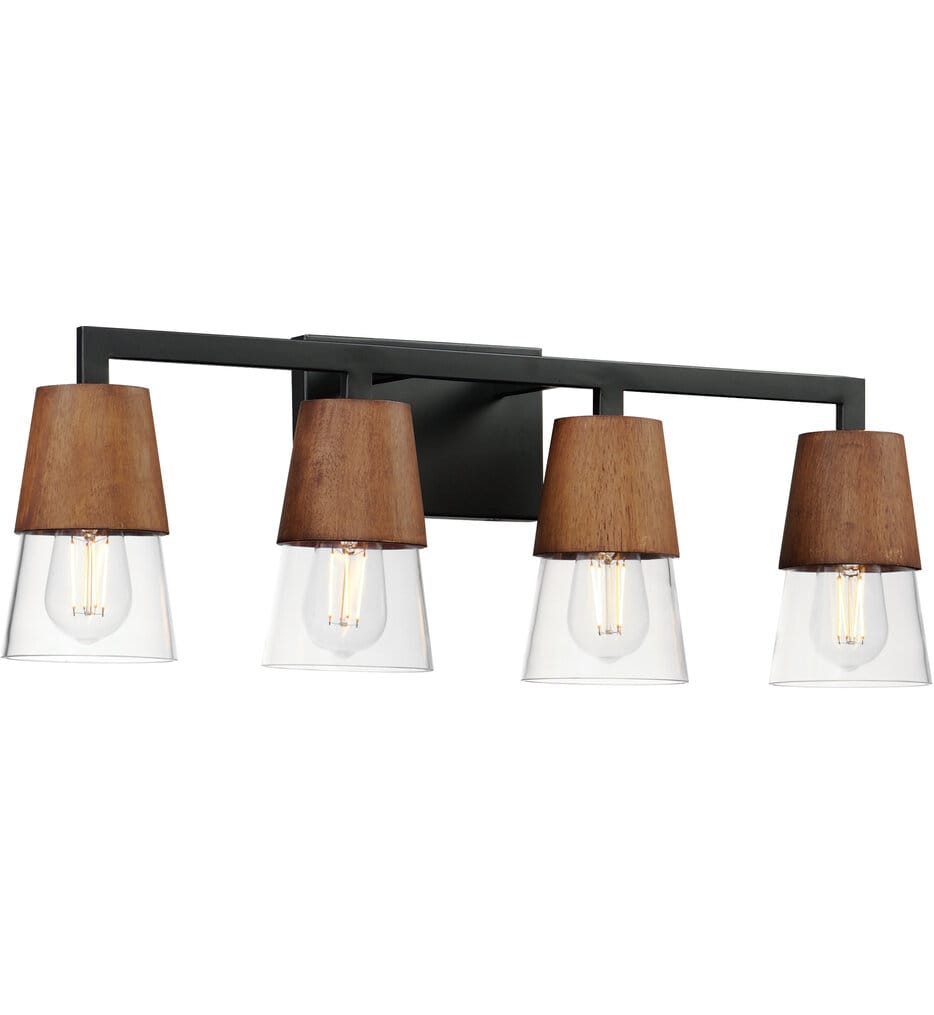 Maxim Lighting - 21624CLWNBK - Carpenter 28.25" Bath Vanity Light