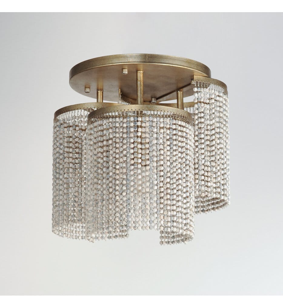 Maxim Lighting - 22463WWDGS - Fontaine 17" Flush Mount