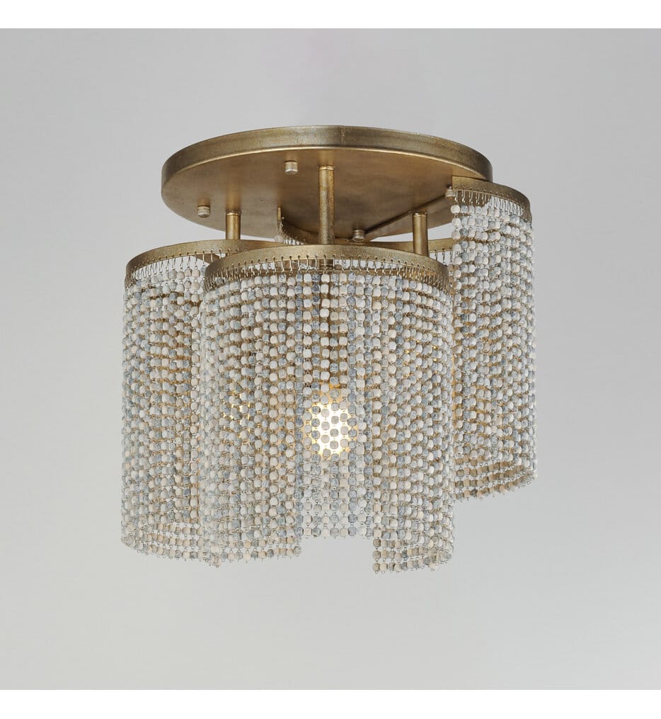 Maxim Lighting - 22463WWDGS - Fontaine 17" Flush Mount