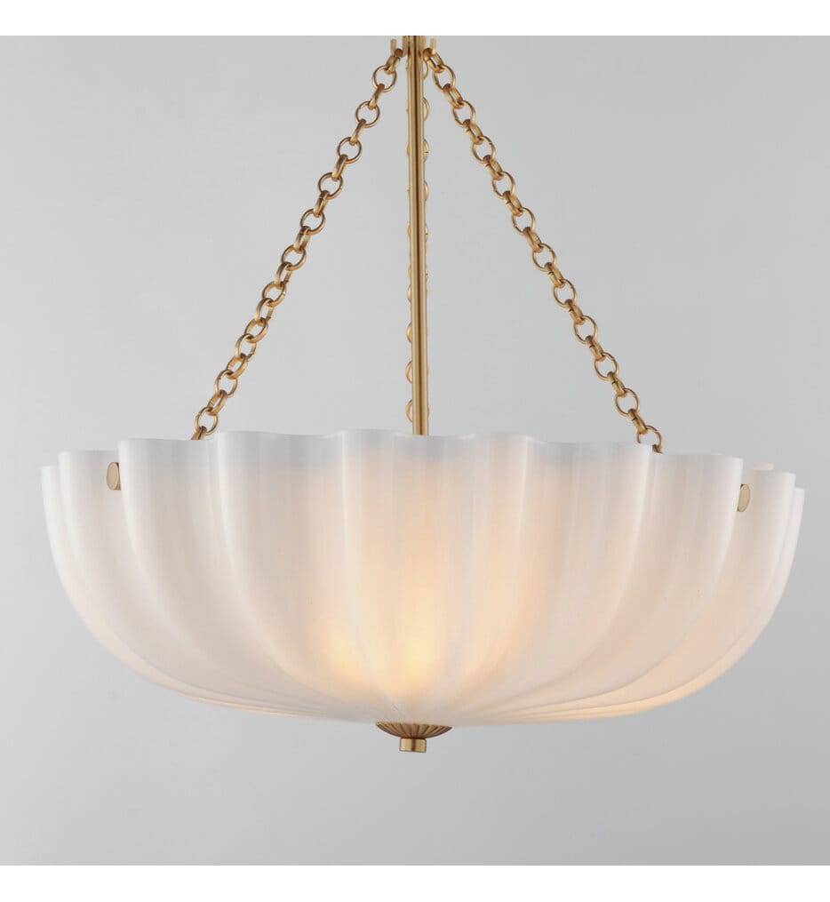 Maxim Lighting - 22653WTNAB - Bundt 17.75" Semi-Flush Mount