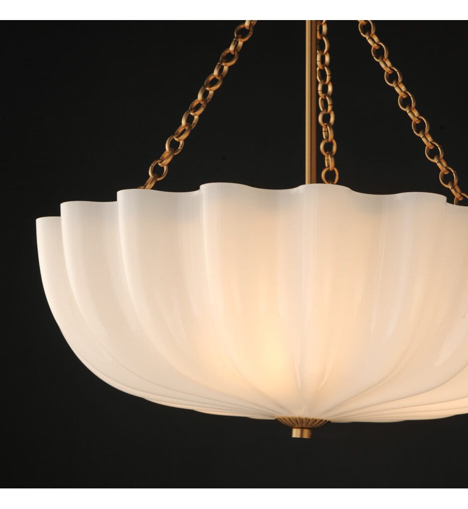 Maxim Lighting - 22653WTNAB - Bundt 17.75" Semi-Flush Mount