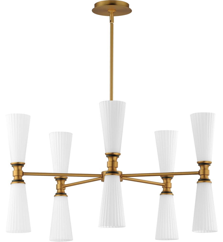 Maxim Lighting - 24825SWBKNAB - Krevat 32" Chandelier