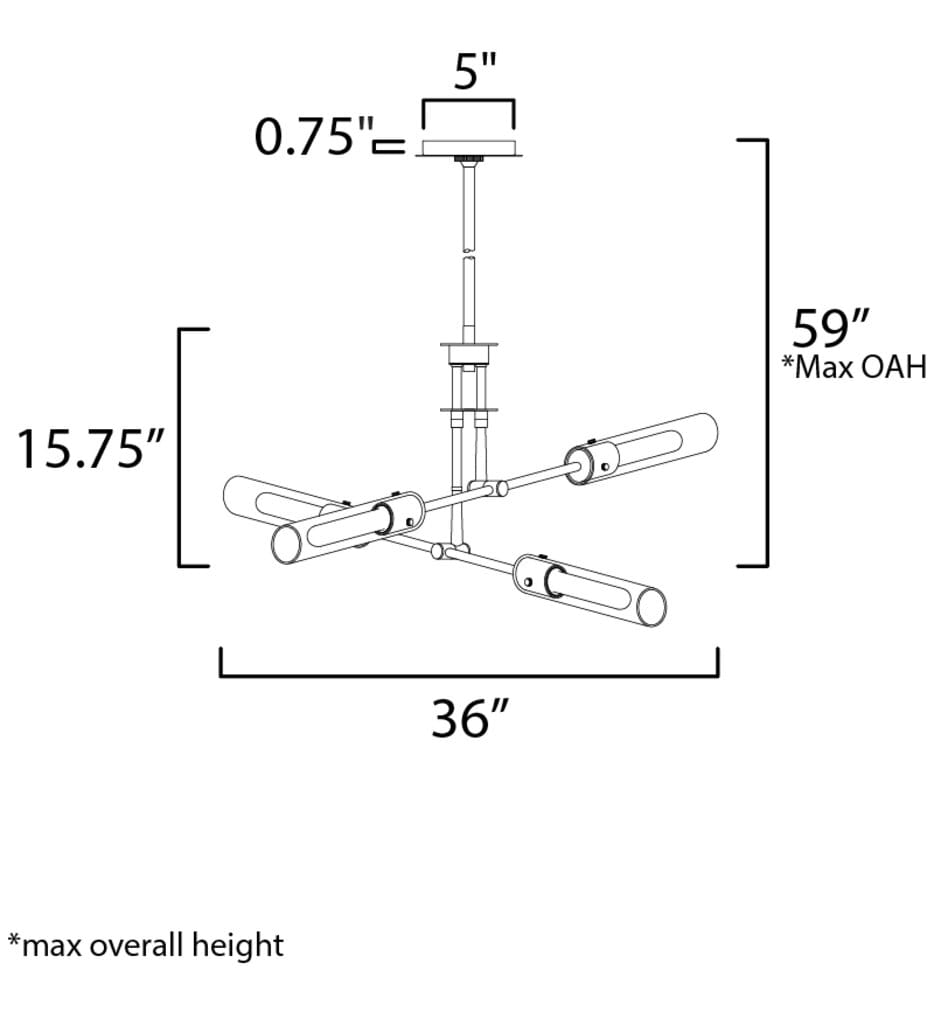 Maxim Lighting - Equilibrium 36" Pendant