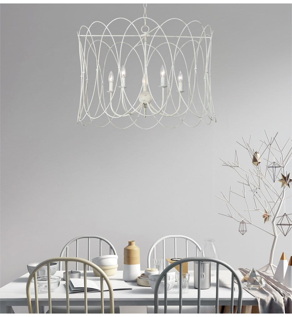 Maxim Lighting - 27596WWT - Trellis 32.25" Chandelier