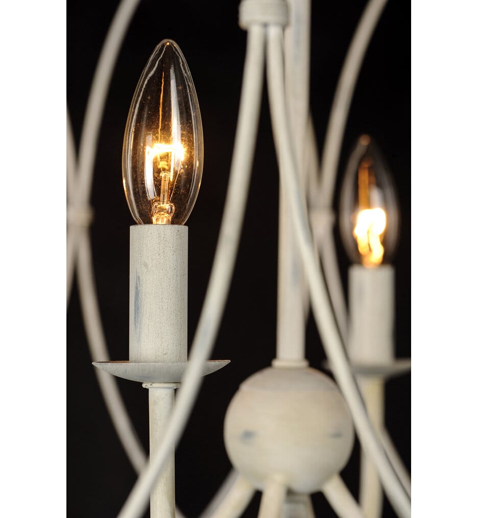 Maxim Lighting - 27596WWT - Trellis 32.25" Chandelier