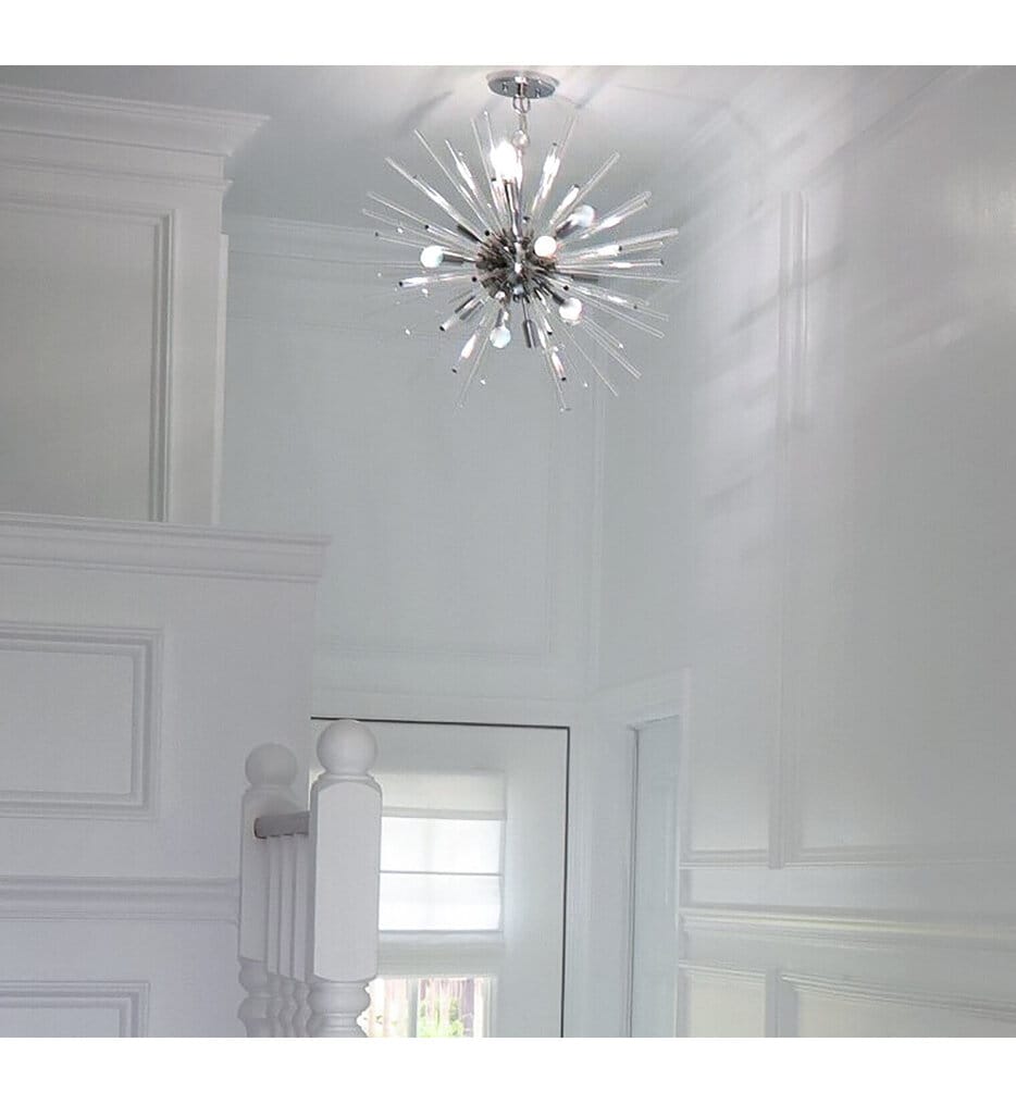 Maxim Lighting - 28666CLPC - Polaris 40" Chandelier