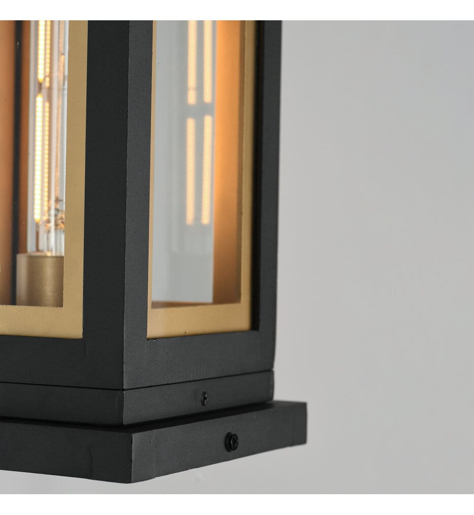 Maxim Lighting - 30050CLBKGLD - Neoclass 11.5-Inch Pier Mount Light