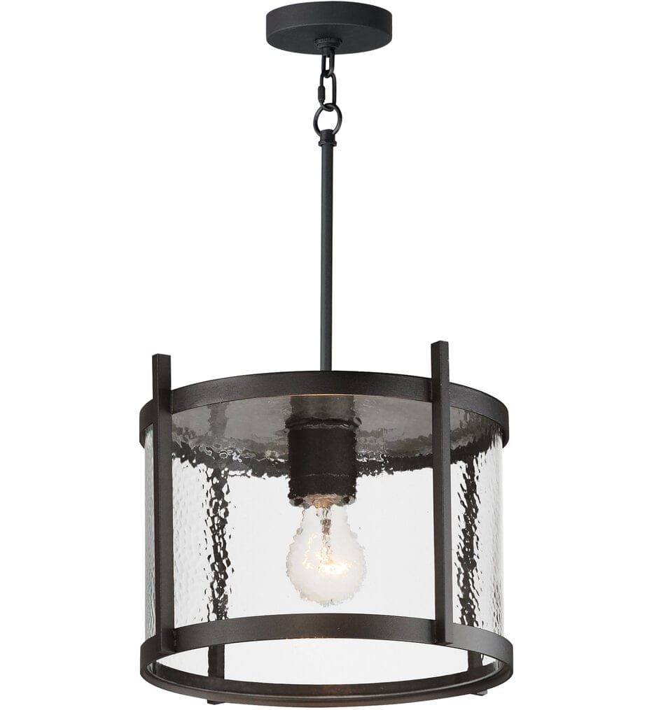 Maxim Lighting - 30061HMBK - Belfry 12" Outdoor Flush Mount
