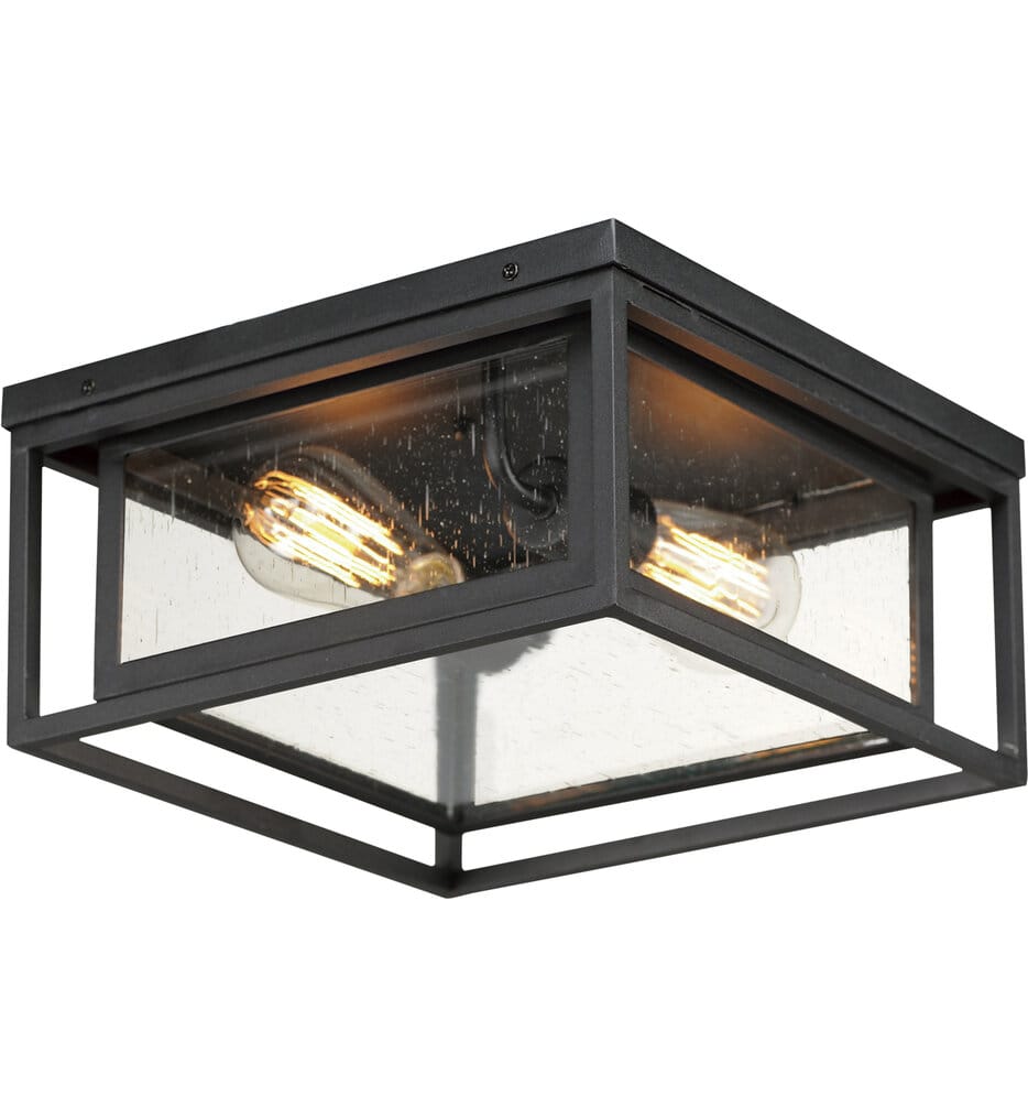 Maxim Lighting - 3031CDBK - Cabana 12" Outdoor Flush Mount