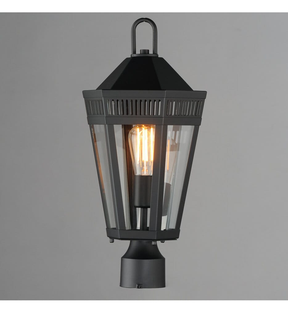Maxim Lighting - 30590CLBK - Oxford 19" Outdoor Post Mount
