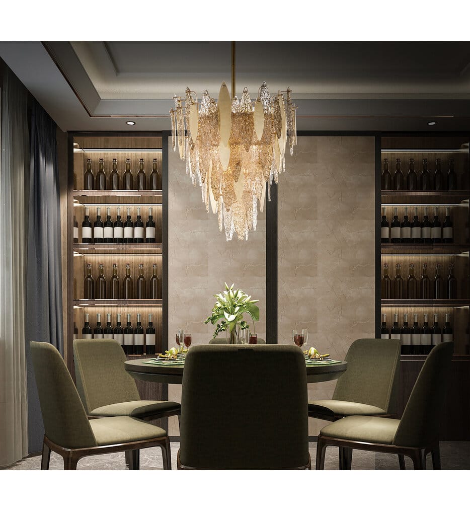 Maxim Lighting - 32328CLCMPGL - Majestic 32.5" Chandelier
