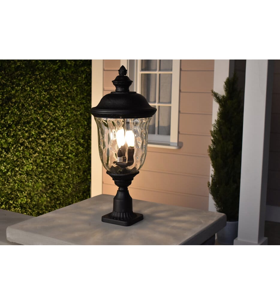 Maxim Lighting - 3420WGOB - Carriage House 26.5" 3 Light Incandescent Outdoor Post Light