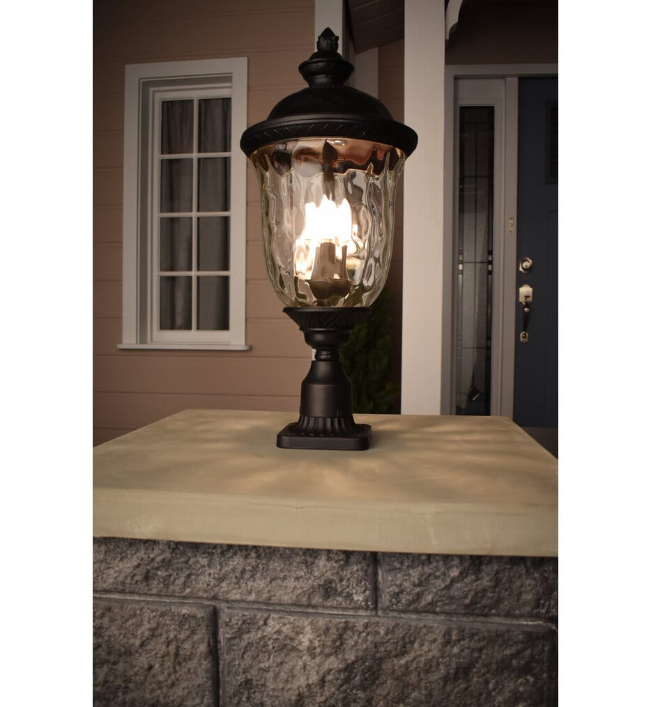 Maxim Lighting - 3420WGOB - Carriage House 26.5" 3 Light Incandescent Outdoor Post Light