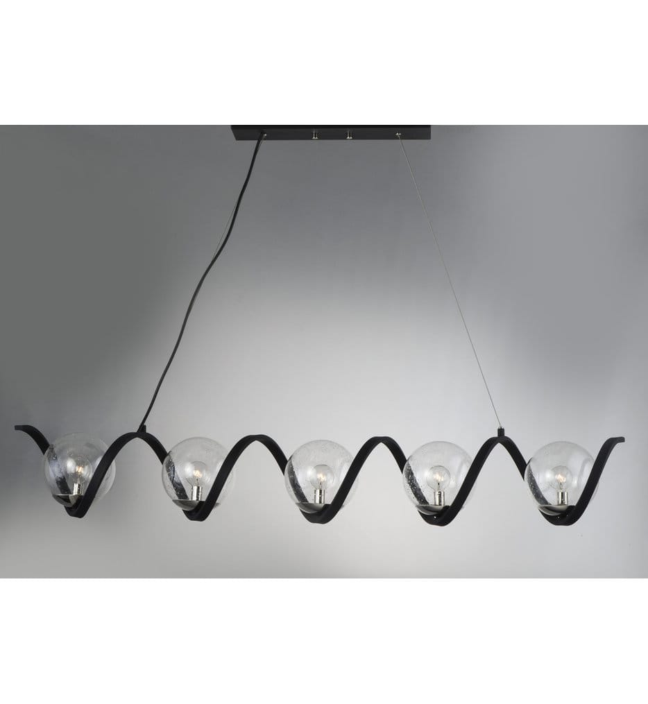 Maxim Lighting - 35105CDBKPN - Curlicue 7" Pendant
