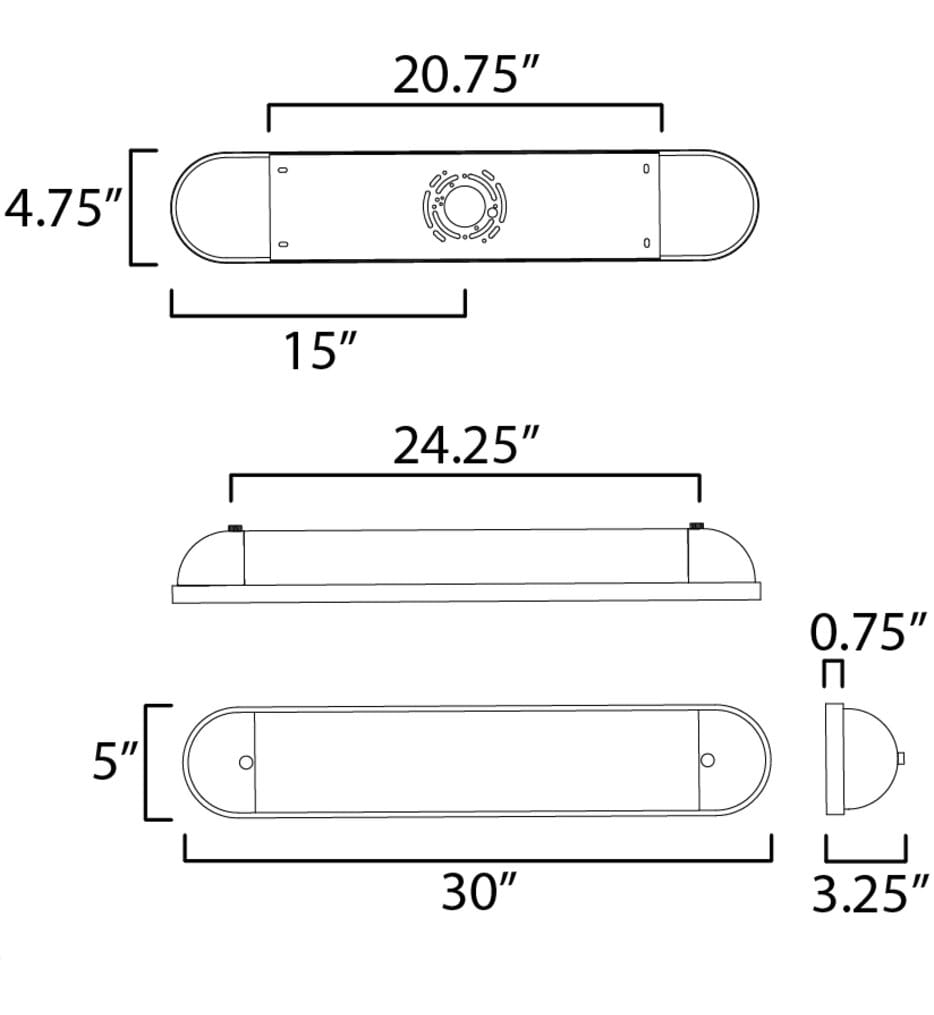 Maxim Lighting - Capsule 30" Bath Vanity Light