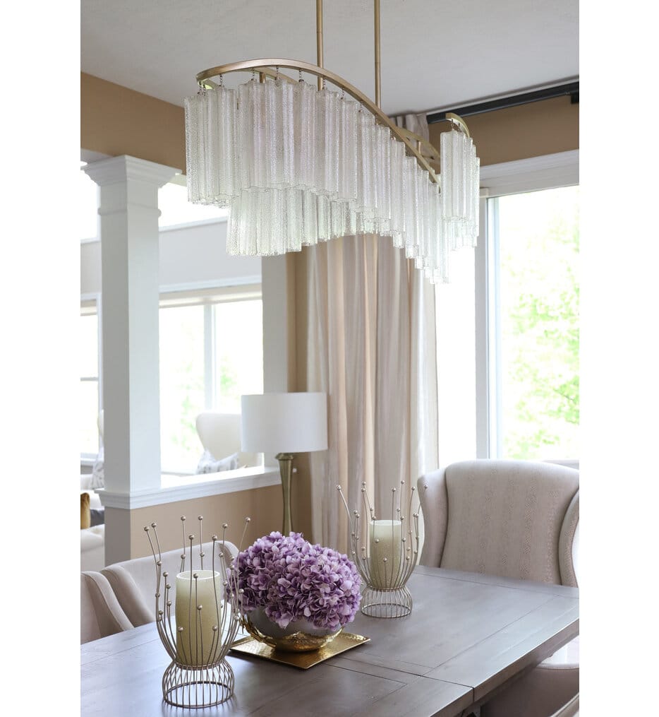 Maxim Lighting - 39579WFLGS - Victoria 41" Pendant