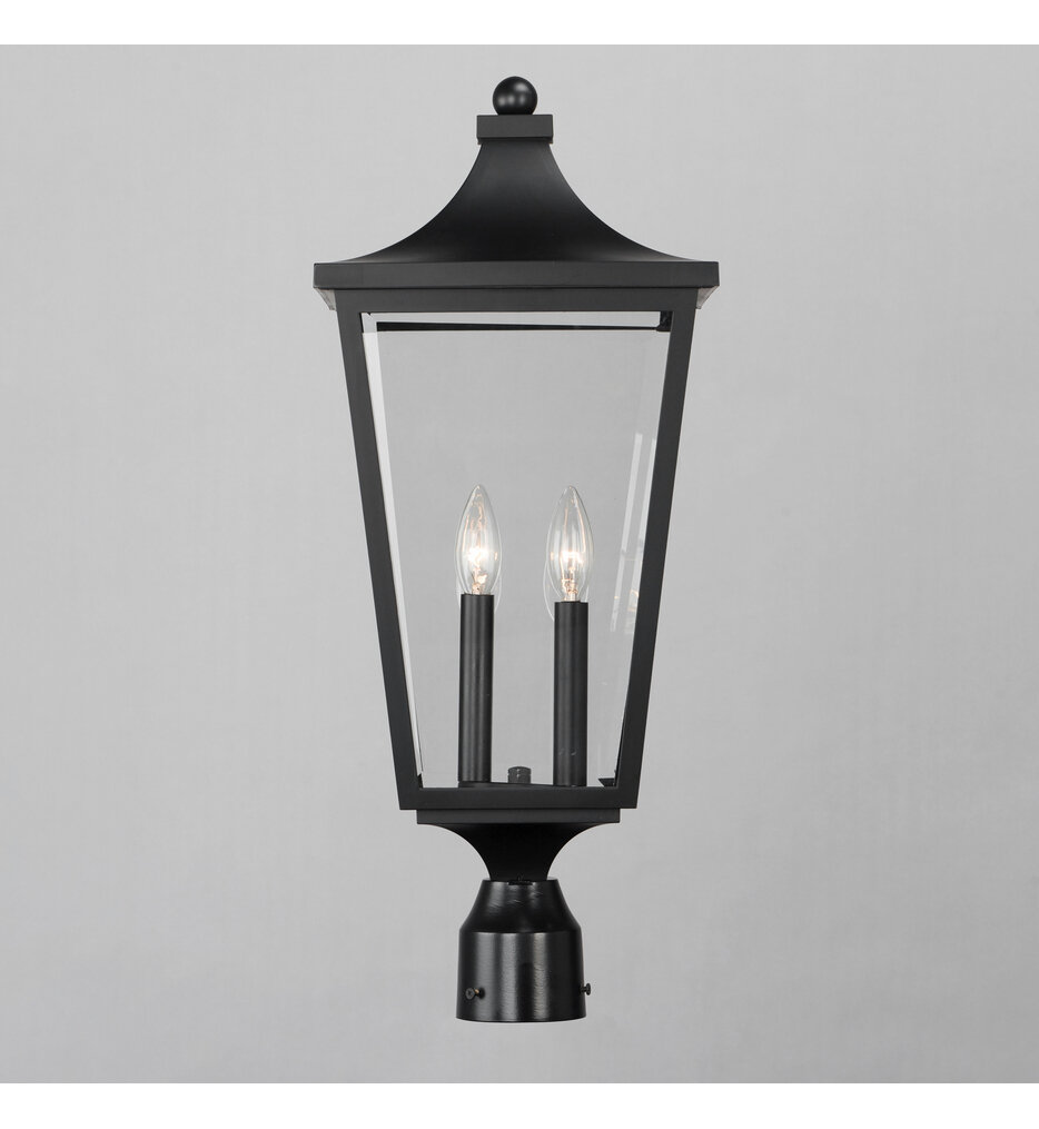 Maxim Lighting - 40230CLBK - Sutton Place VX 24.25" Outdoor Post Mount