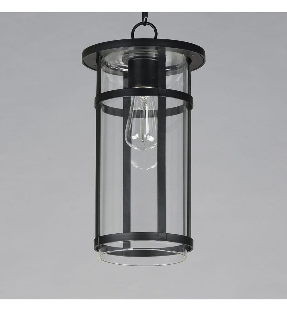 Maxim Lighting - 40629CLBK - Clyde Vivex 9" Outdoor Pendant