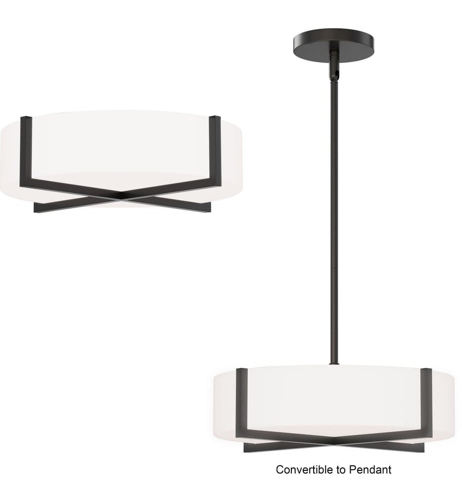 Maxim Lighting - Dexter 13-Inch Convertible Pendant