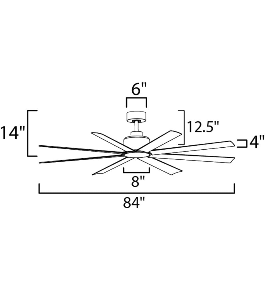 Maxim Lighting - Condor 84" Ceiling Fan