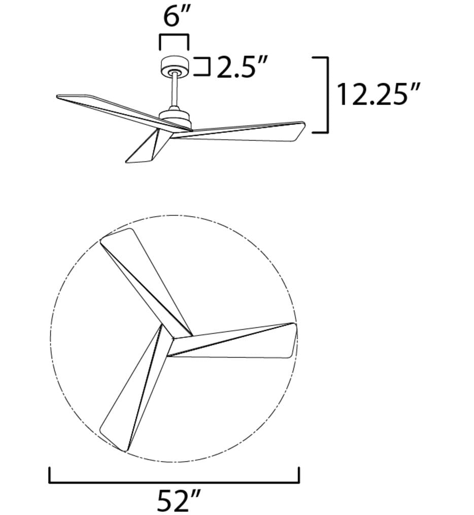 Maxim Lighting - Vortex Ceiling Fan