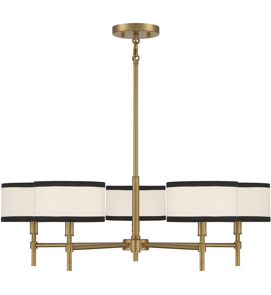 Meridian - M10011NB - Meridian 30" Chandelier
