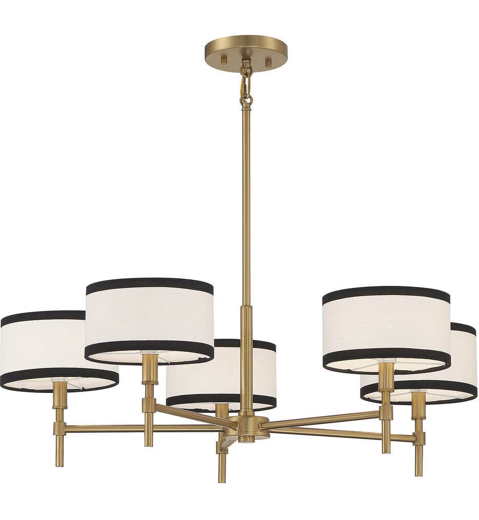 Meridian - M10011NB - Meridian 30" Chandelier