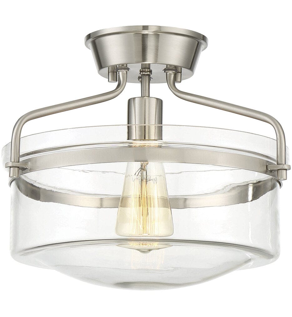 Meridian - Meridian 13.25" Semi-Flush Mount