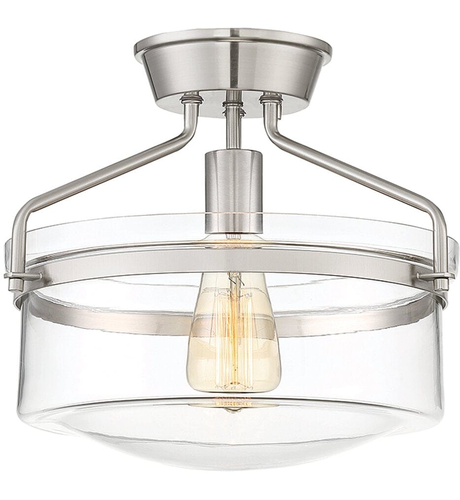 Meridian - Meridian 13.25" Semi-Flush Mount