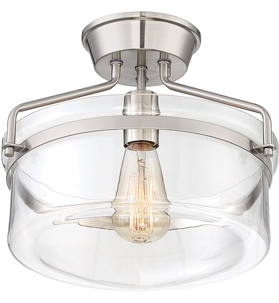 Meridian - Meridian 13.25" Semi-Flush Mount