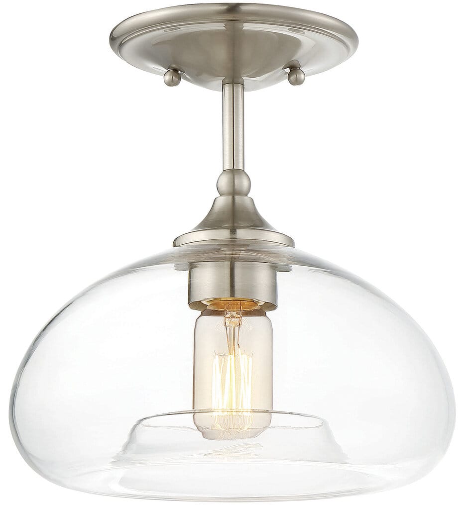Meridian - Meridian 10.75" Semi-Flush Mount