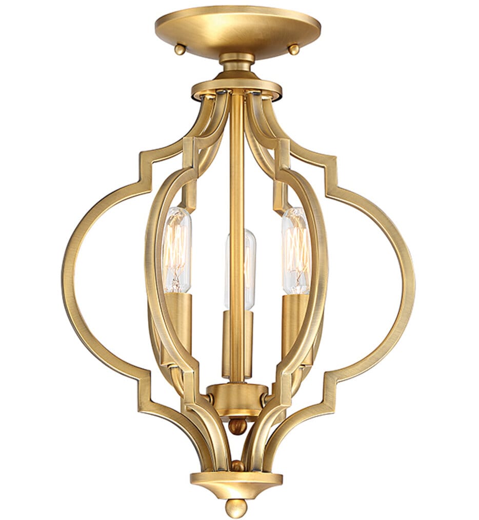 Meridian - Meridian 11" Semi-Flush Mount