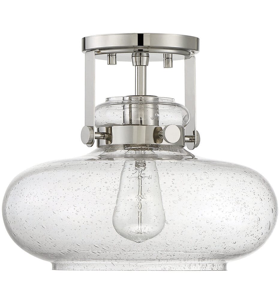 Meridian - Meridian 12" Semi-Flush Mount