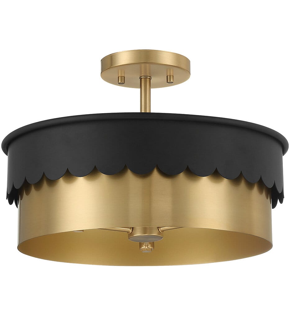 Meridian - Meridian 16" Semi-Flush