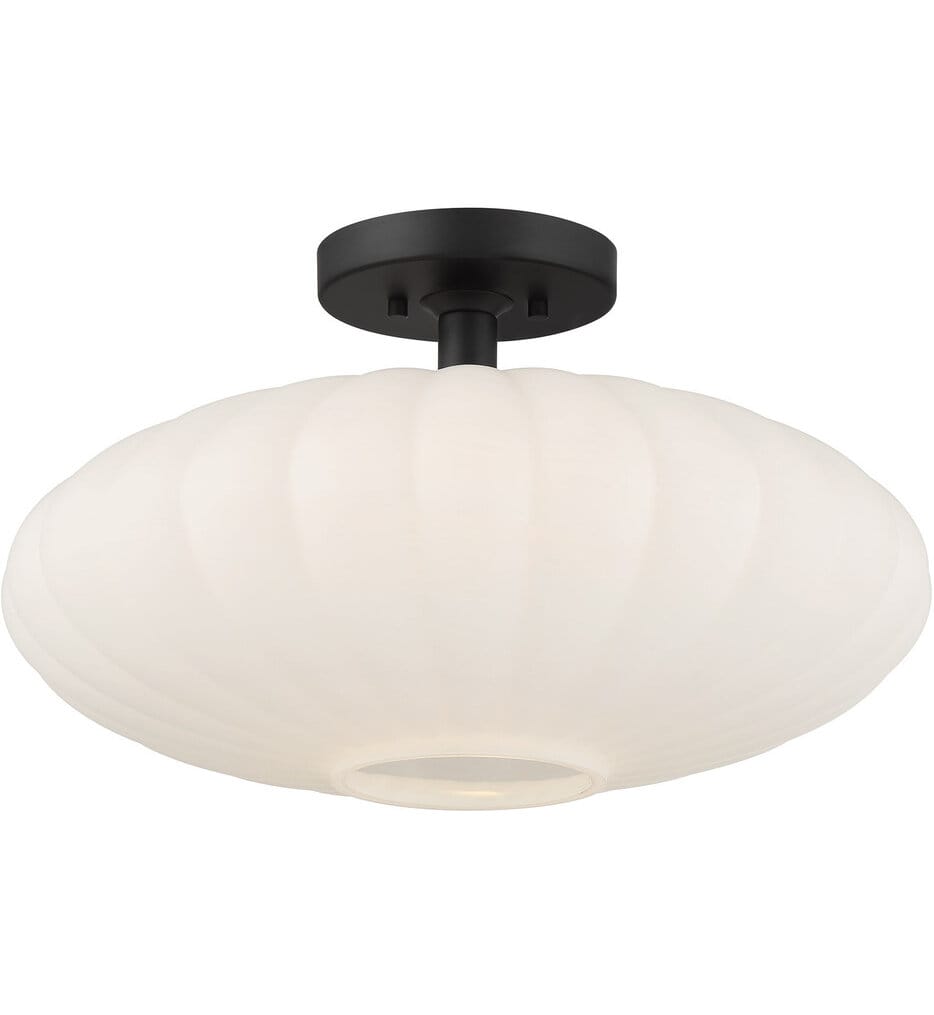 Meridian - Meridian 18" Semi-Flush Mount