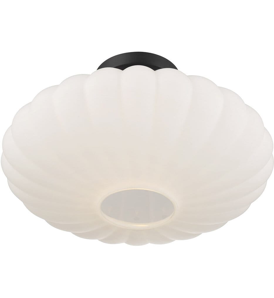 Meridian - Meridian 18" Semi-Flush Mount
