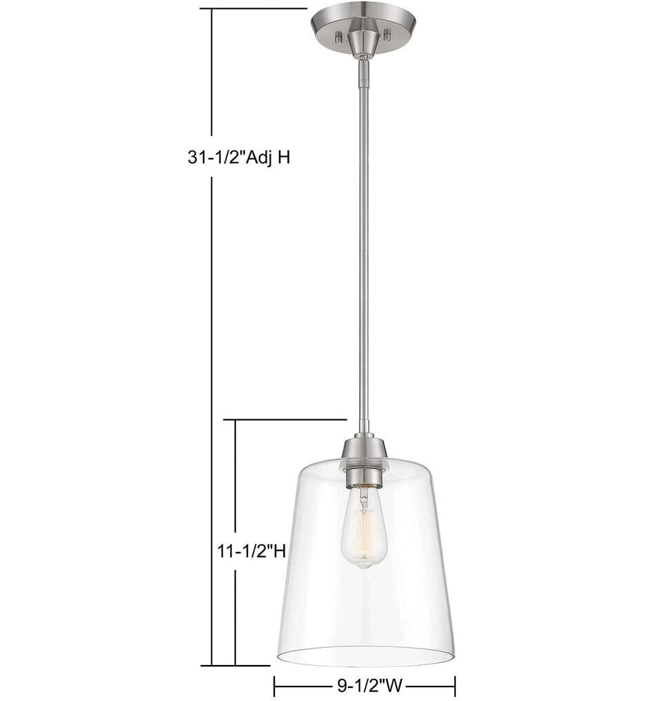 Meridian - Meridian 9.5" Pendant