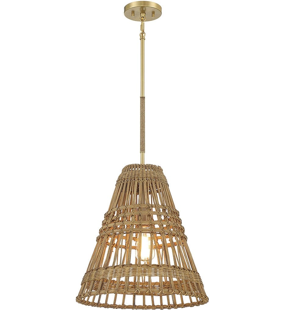 Meridian - M7035NRNB - Meridian 16" Pendant