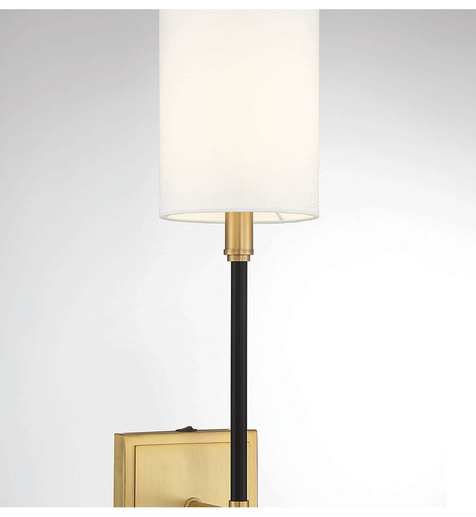 Meridian - M90069BNB - Meridian 49" Wall Sconce