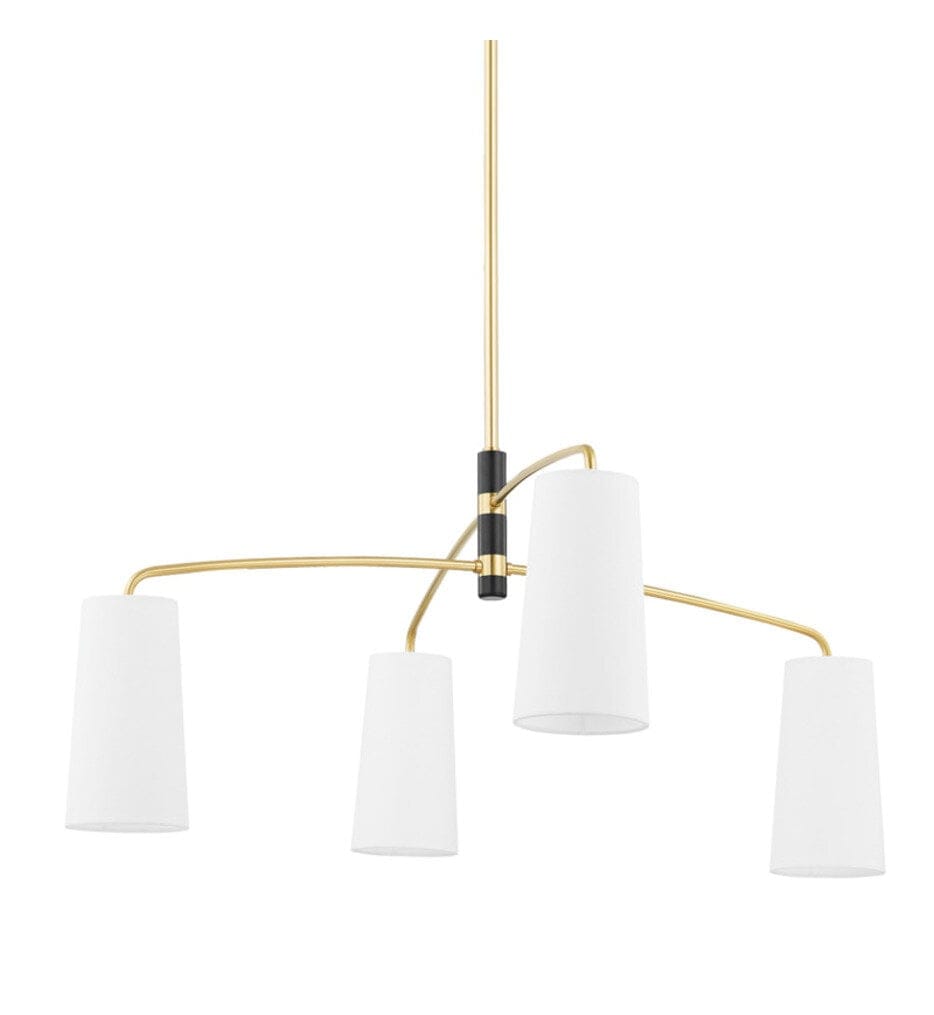 Mitzi - H612804-AGB/SBK - Evelyn 45" Chandelier