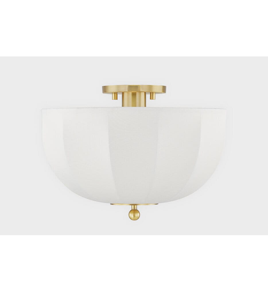 Mitzi - H816601-AGB - Meshelle 13.5" Flush Mount