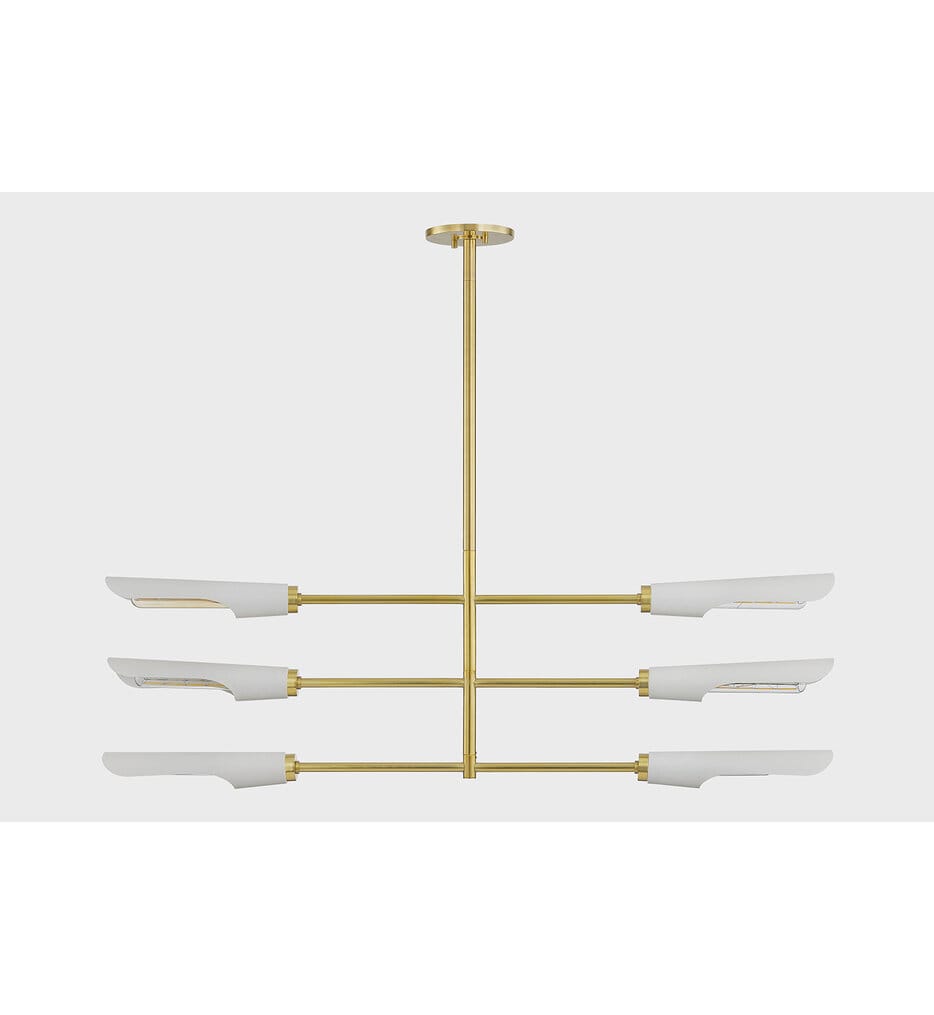 Mitzi - H828806-AGB/SWH - Harperrose 48" Chandelier