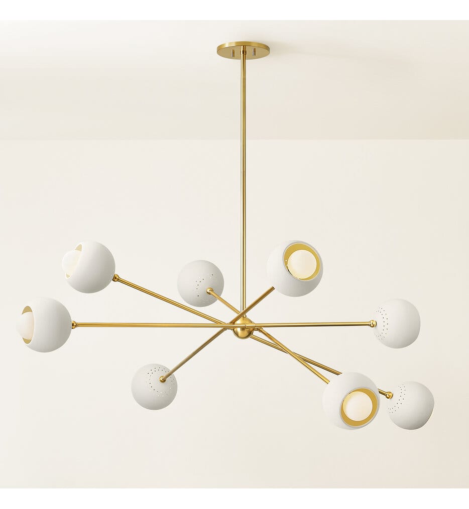 Mitzi - H832808-AGB/SCR - Saylor 53.75" Chandelier