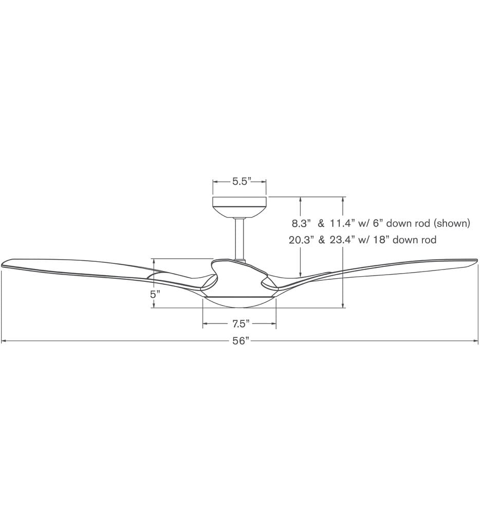 Modern Fan Company - IC/Brisa 56" Ceiling Fan