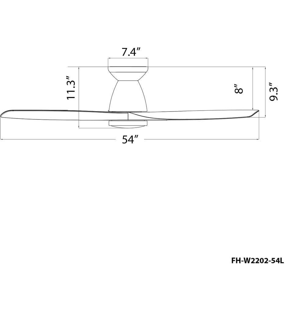 Modern Forms - Skylark Flush Mount Fan