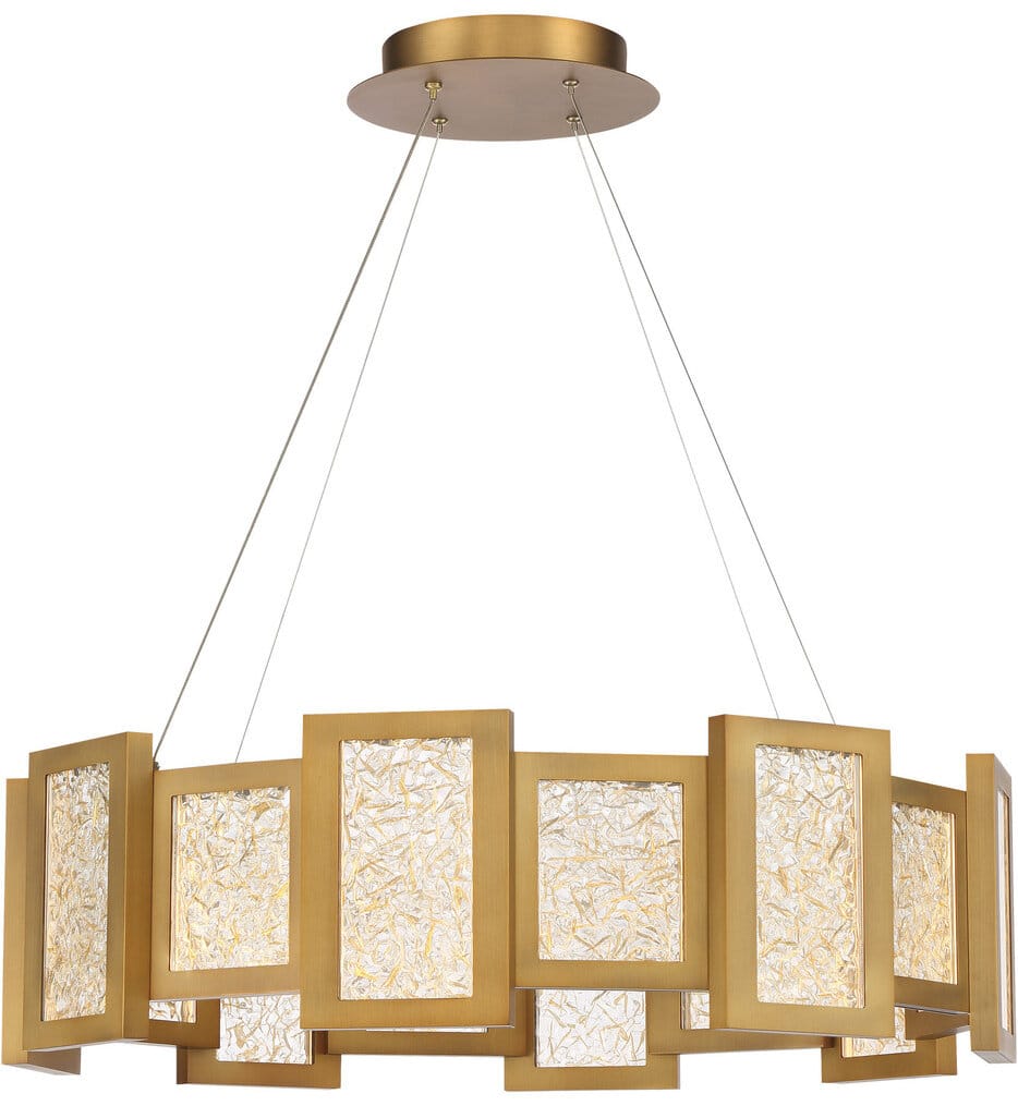 Modern Forms - PD-66028-AB - Fury 28.25" Chandelier