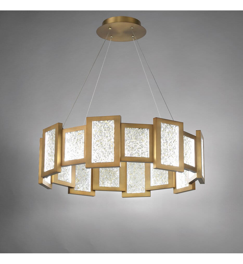 Modern Forms - PD-66028-AB - Fury 28.25" Chandelier