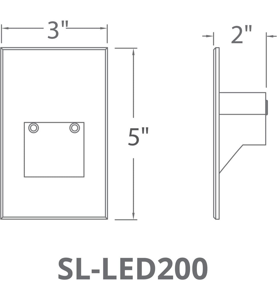 Modern Forms - Step Light 5" Outdoor Step Light