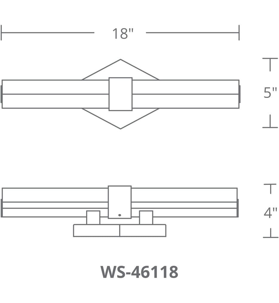 Modern Forms - Regal 18" Bath Vanity Light